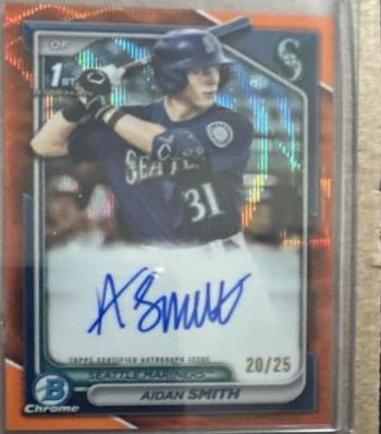 Aidan Smith [Orange Wave Refractor] #CPA-ASM