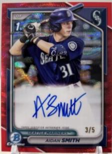 Aidan Smith [Red Wave Refractor] #CPA-ASM