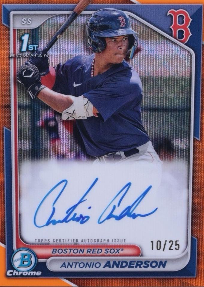 Antonio Anderson [Orange Wave Refractor] #CPA-AAN