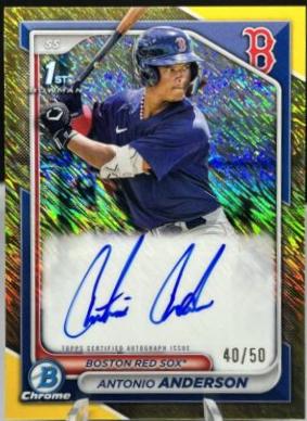 Antonio Anderson [Shimmer Gold Refractor] #CPA-AAN
