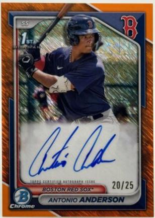 Antonio Anderson [Shimmer Orange Refractor] #CPA-AAN