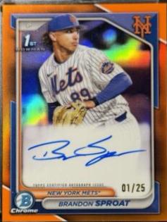 Brandon Sproat [Orange Refractor] #CPA-BS