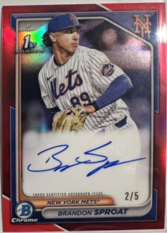 Brandon Sproat [Red Refractor] #CPA-BS