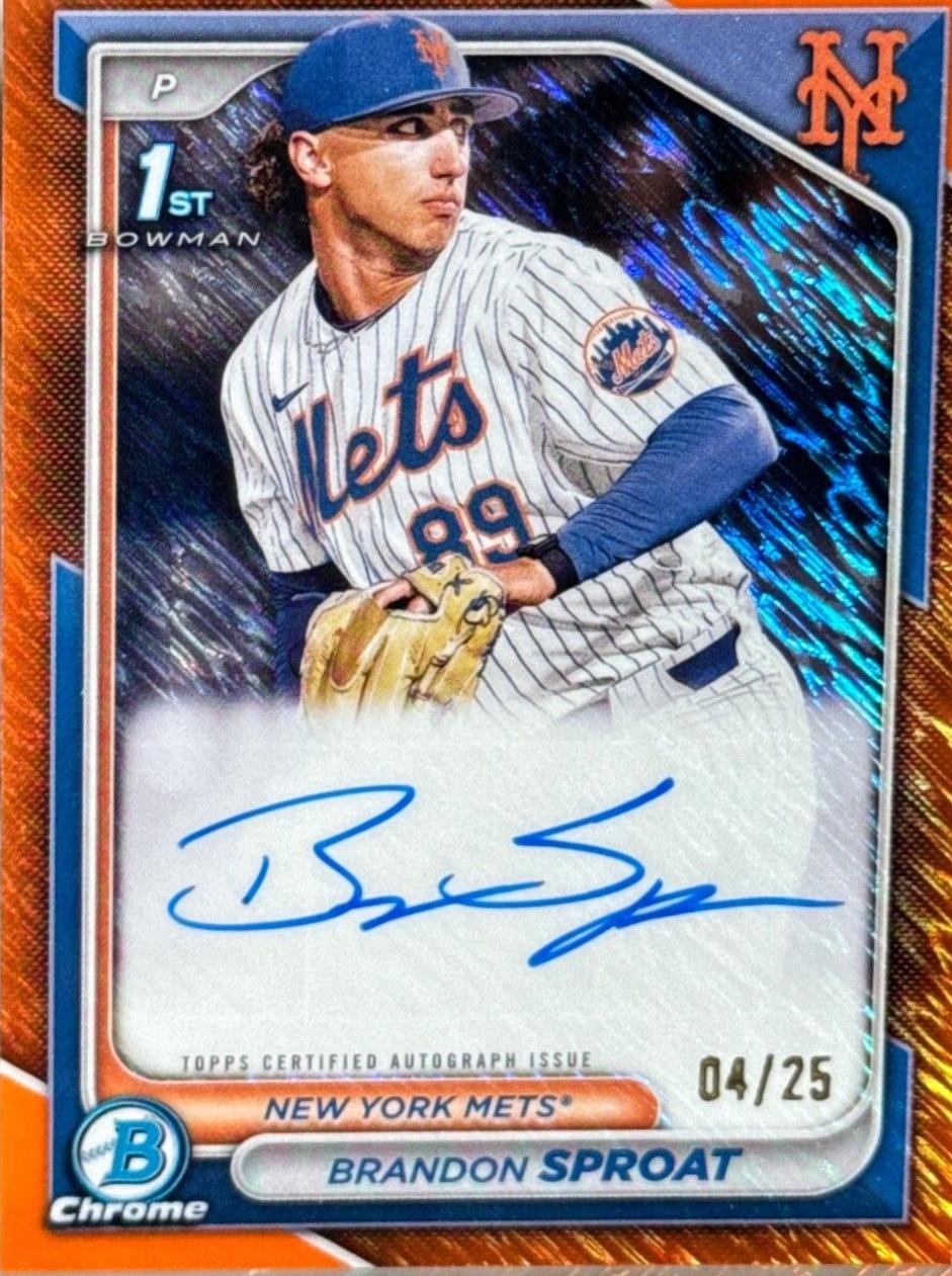 Brandon Sproat [Shimmer Orange Refractor] #CPA-BS