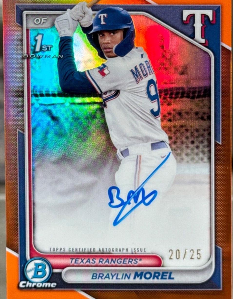 Braylin Morel [Orange Refractor] #CPA-BM