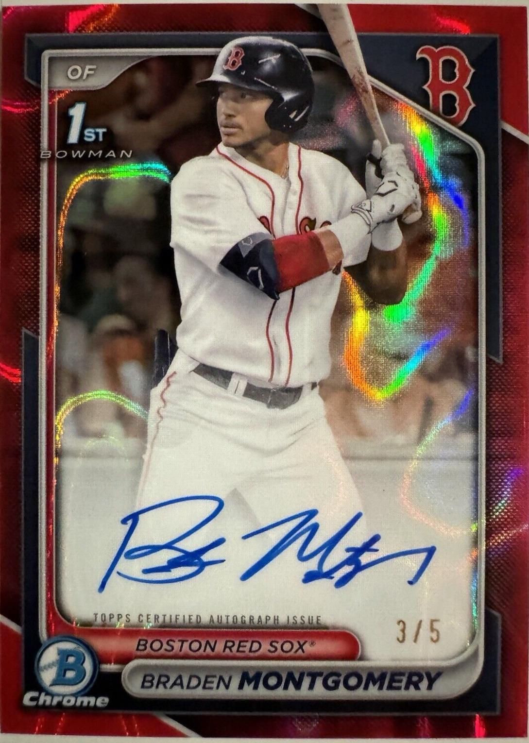 Brice Matthews [Red Lava Refractor] #CPA-BM