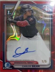 Carlos Silva [Red Lava Refractor] #CPA-CSI