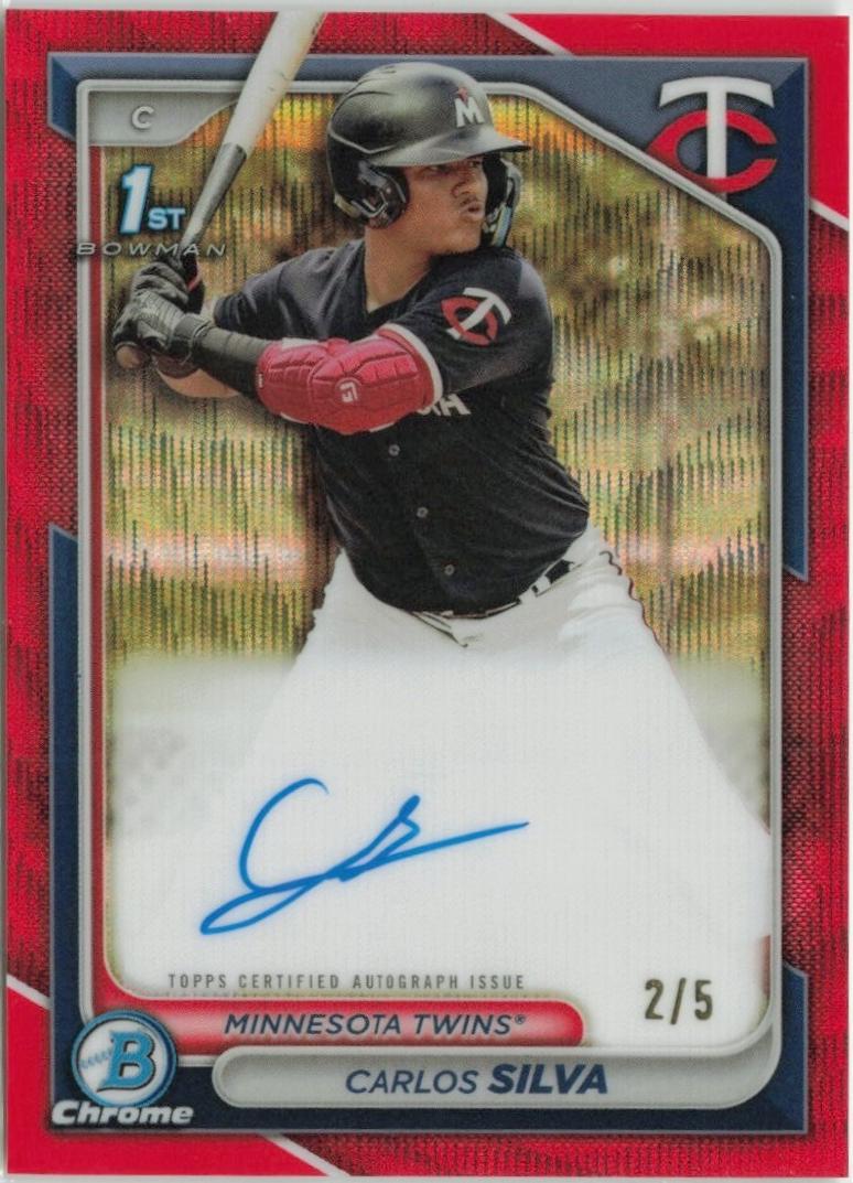 Carlos Silva [Red Wave Refractor] #CPA-CSI