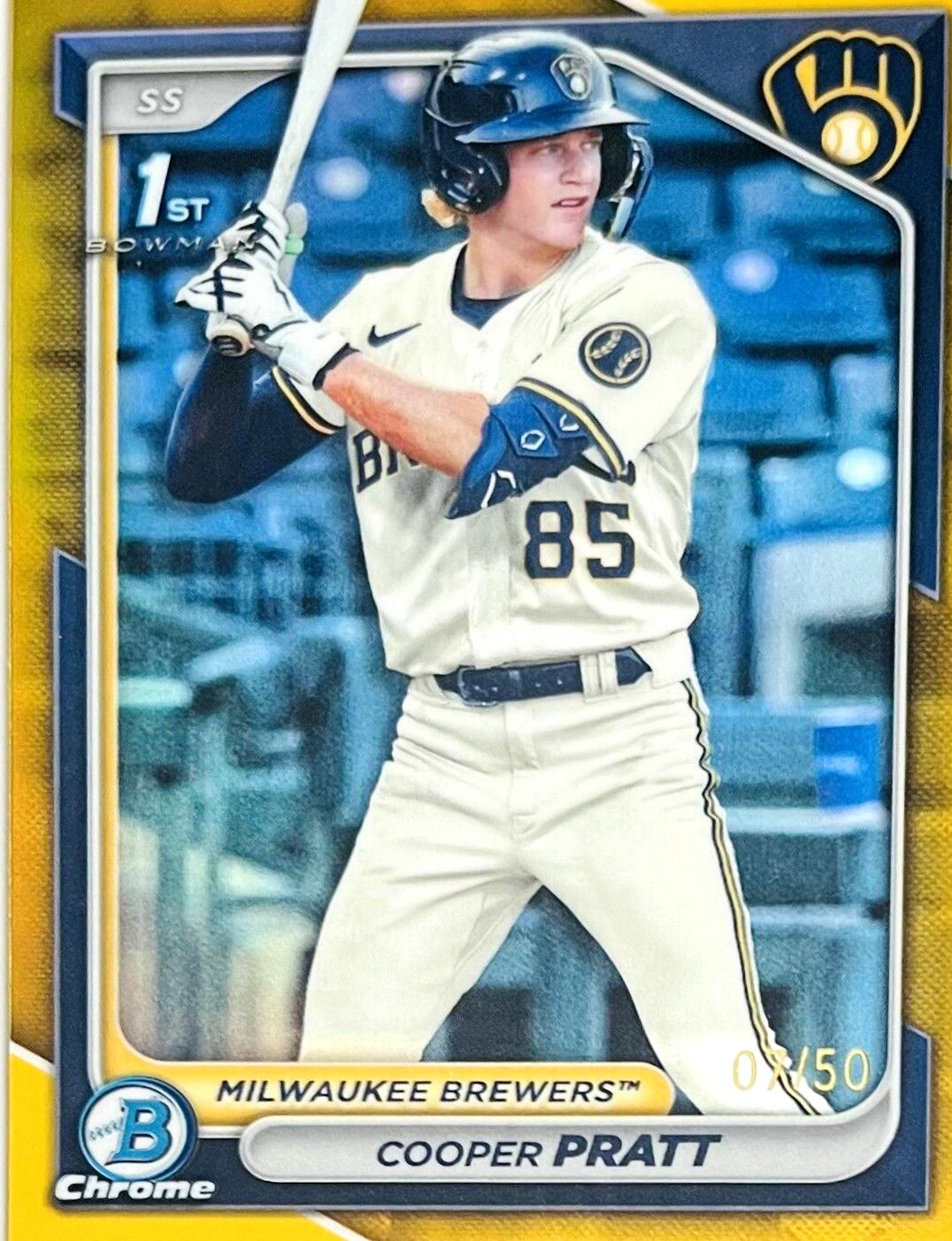 Cooper Pratt [Gold Refractor] #CPA-CPR