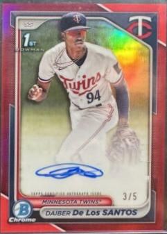 Daiber De Los Santos [Red Refractor] #CPA-DD