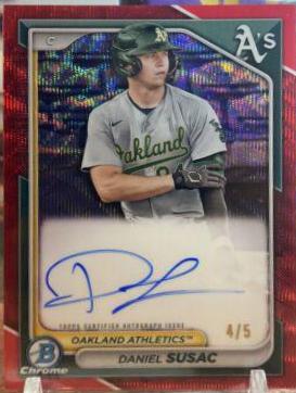 Daniel Susac [Red Wave Refractor] #CPA-DS