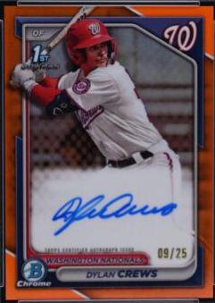 Dylan Crews [Orange Refractor] #CPA-DC