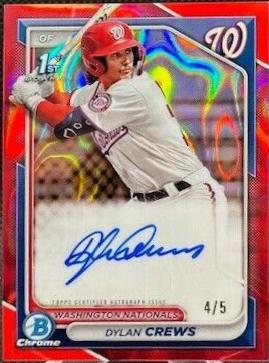 Dylan Crews [Red Lava Refractor] #CPA-DC