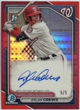 Dylan Crews [Red Refractor] #CPA-DC