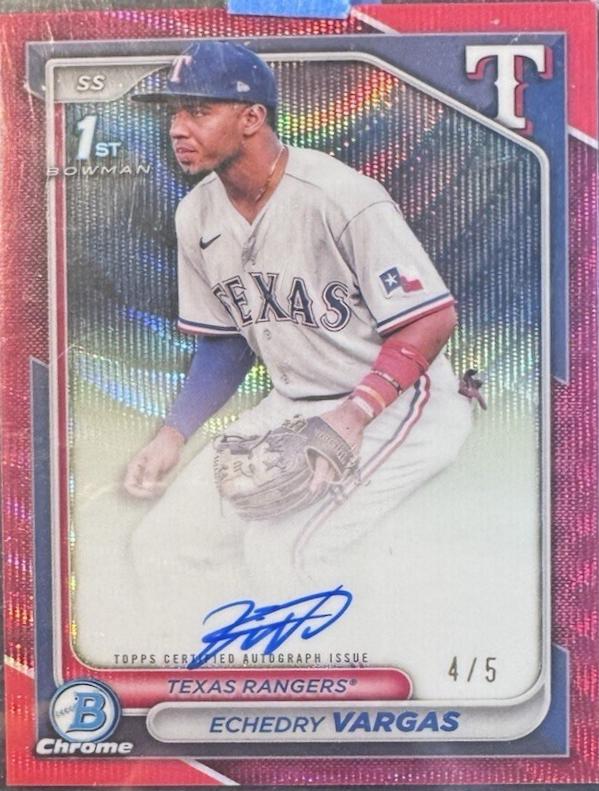 Echedry Vargas [Red Wave Refractor] #CPA-EV