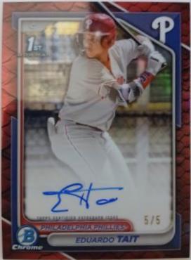 Eduardo Tait [Reptillian Red Refractor] #CPA-ET