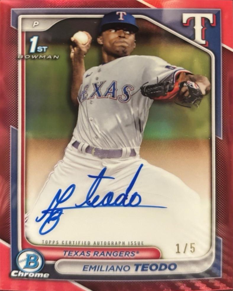 Emiliano Teodo [Red Refractor] #CPA-ETE