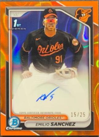 Emilio Sanchez [Orange Lava Refractor] #CPA-ES