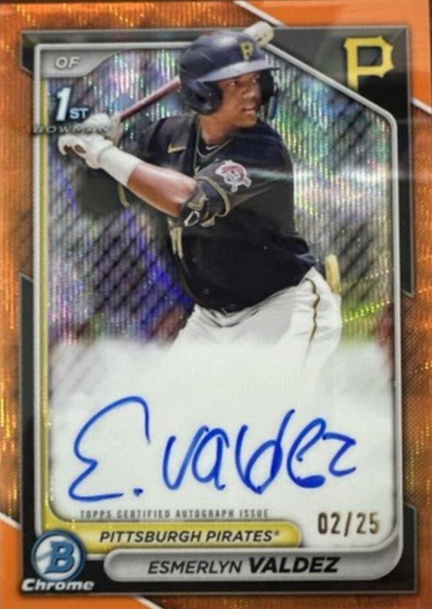 Esmerlyn Valdez [Orange Wave Refractor] #CPA-EV
