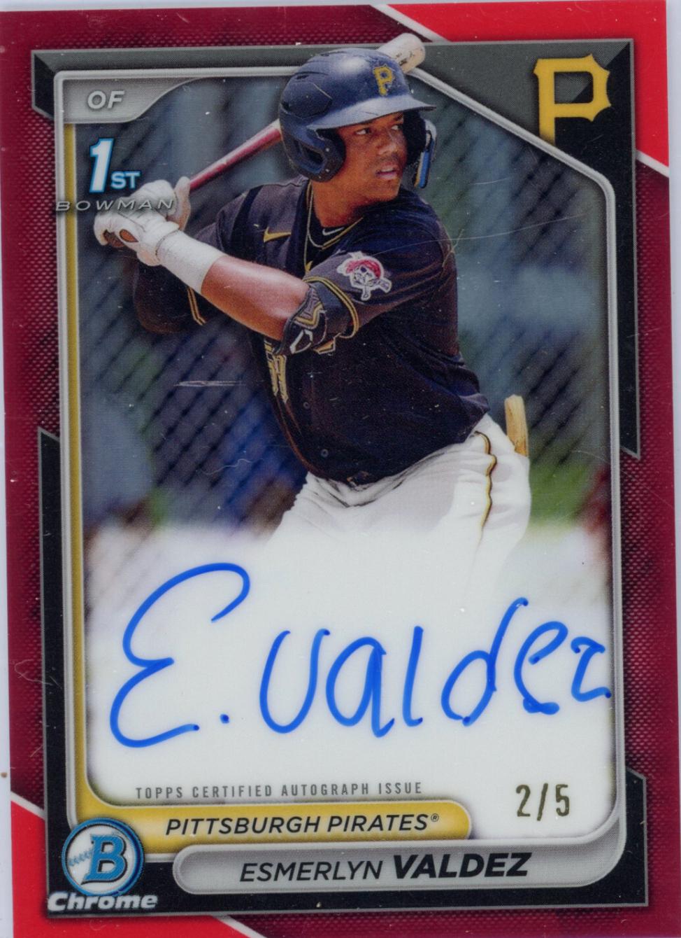 Esmerlyn Valdez [Red Lava Refractor] #CPA-EV