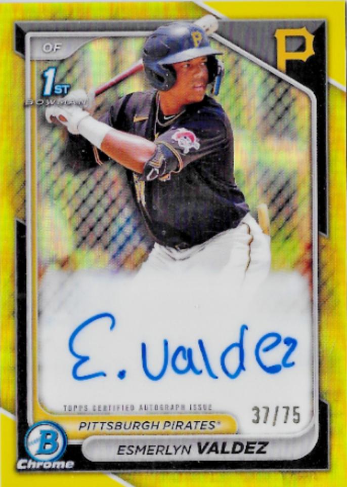Esmerlyn Valdez [Yellow Refractor] #CPA-EV
