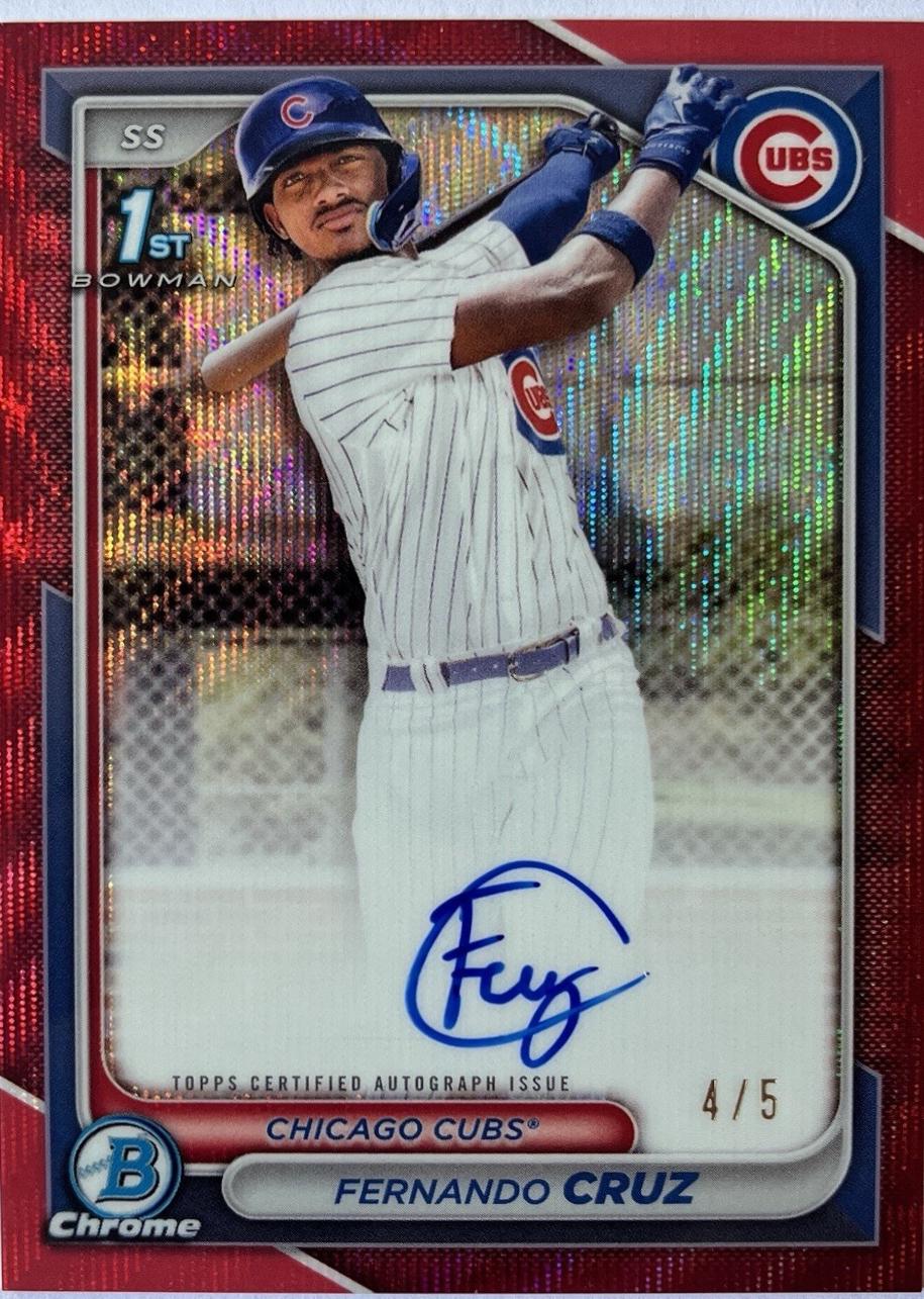 Fernando Cruz [Red Wave Refractor] #CPA-FC