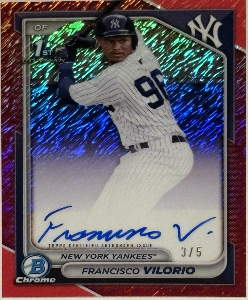 Francisco Vilorio [Red Wave Refractor] #CPA-FV