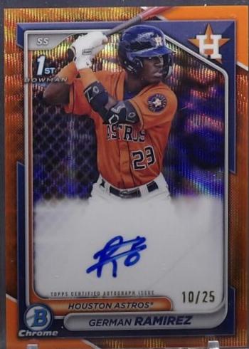 German Ramirez [Orange Wave Refractor] #CPA-GR