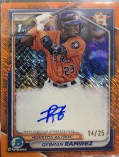 German Ramirez [Shimmer Orange Refractor] #CPA-GR