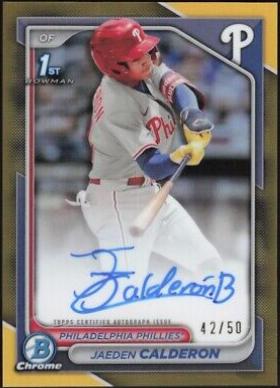 Jaeden Calderon [Gold Refractor] #CPA-JCN