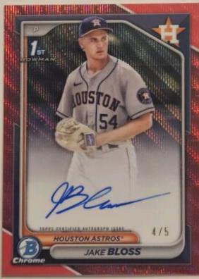 Jake Bloss [Red Wave Refractor] #CPA-JB