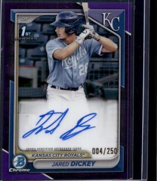 Jared Dickey [Purple Refractor] #CPA-JDI