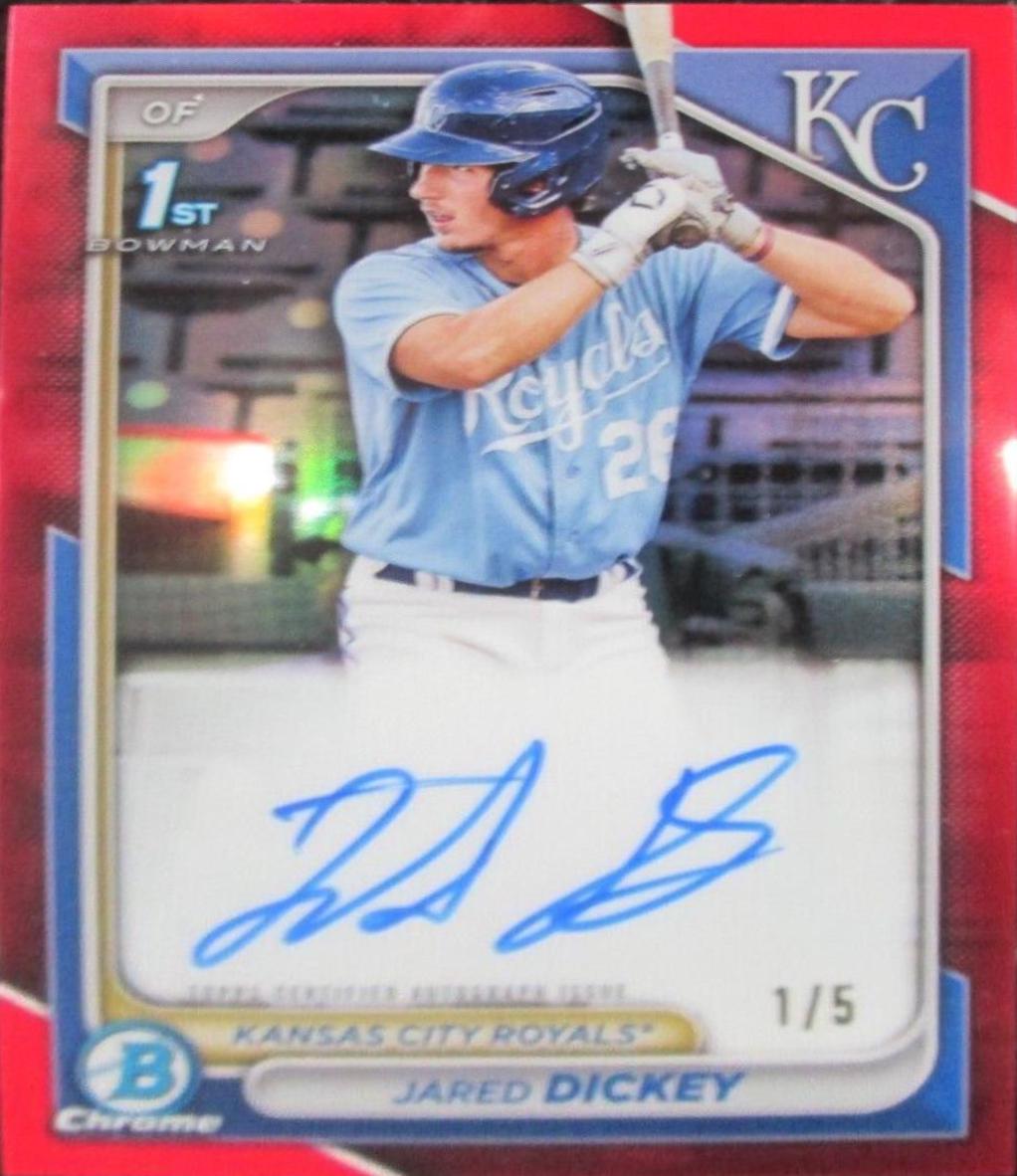 Jared Dickey [Red Refractor] #CPA-JDI
