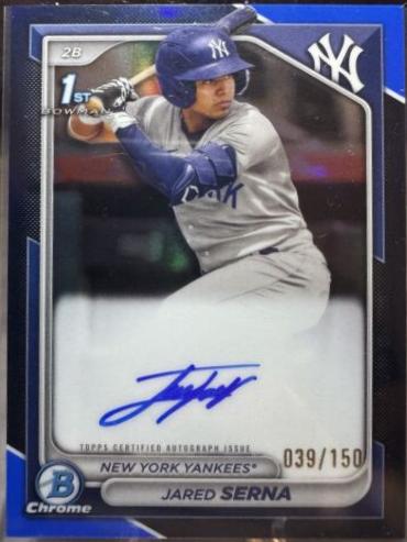Jared Serna [Blue Refractor] #CPA-JS