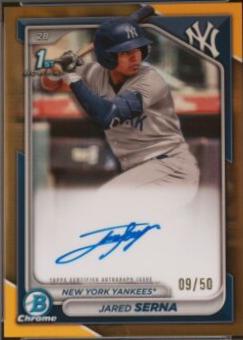 Jared Serna [Gold Refractor] #CPA-JS