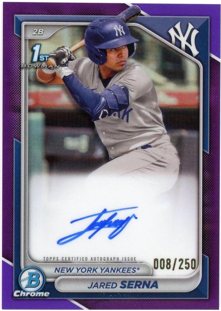 Jared Serna [Purple Refractor] #CPA-JS
