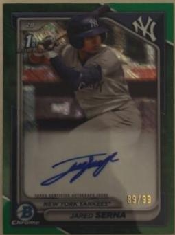 Jared Serna [Shimmer Green Refractor] #CPA-JS