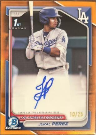 Jeral Perez [Orange Refractor] #CPA-JP