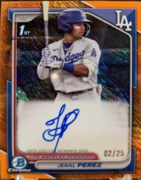 Jeral Perez [Shimmer Orange Refractor] #CPA-JP
