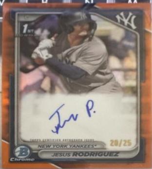 Jesus Rodriguez [Orange Refractor] #CPA-JR