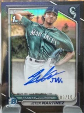 Jeter Martinez [Black Refractor] #CPA-JMZ