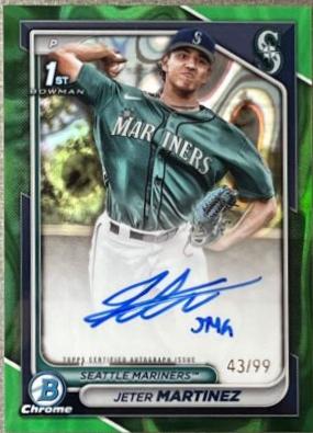 Jeter Martinez [Green Lava Refractor] #CPA-JMZ