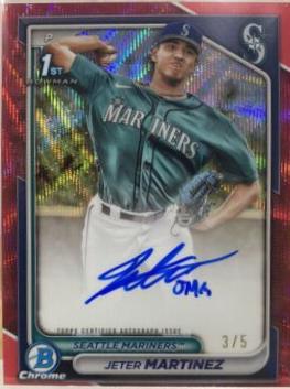 Jeter Martinez [Red Wave Refractor] #CPA-JMZ