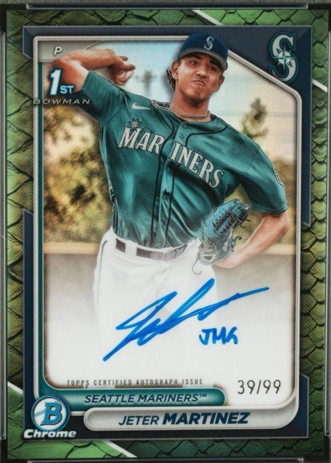 Jeter Martinez [Reptillian Green Refractor] #CPA-JMZ