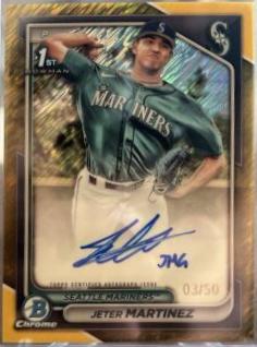 Jeter Martinez [Shimmer Gold Refractor] #CPA-JMZ