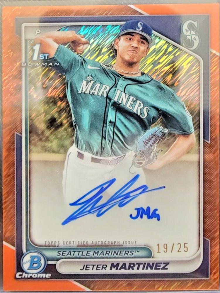 Jeter Martinez [Shimmer Orange Refractor] #CPA-JMZ