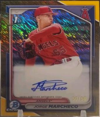 Jorge Marcheco [Shimmer Gold Refractor] #CPA-JMH
