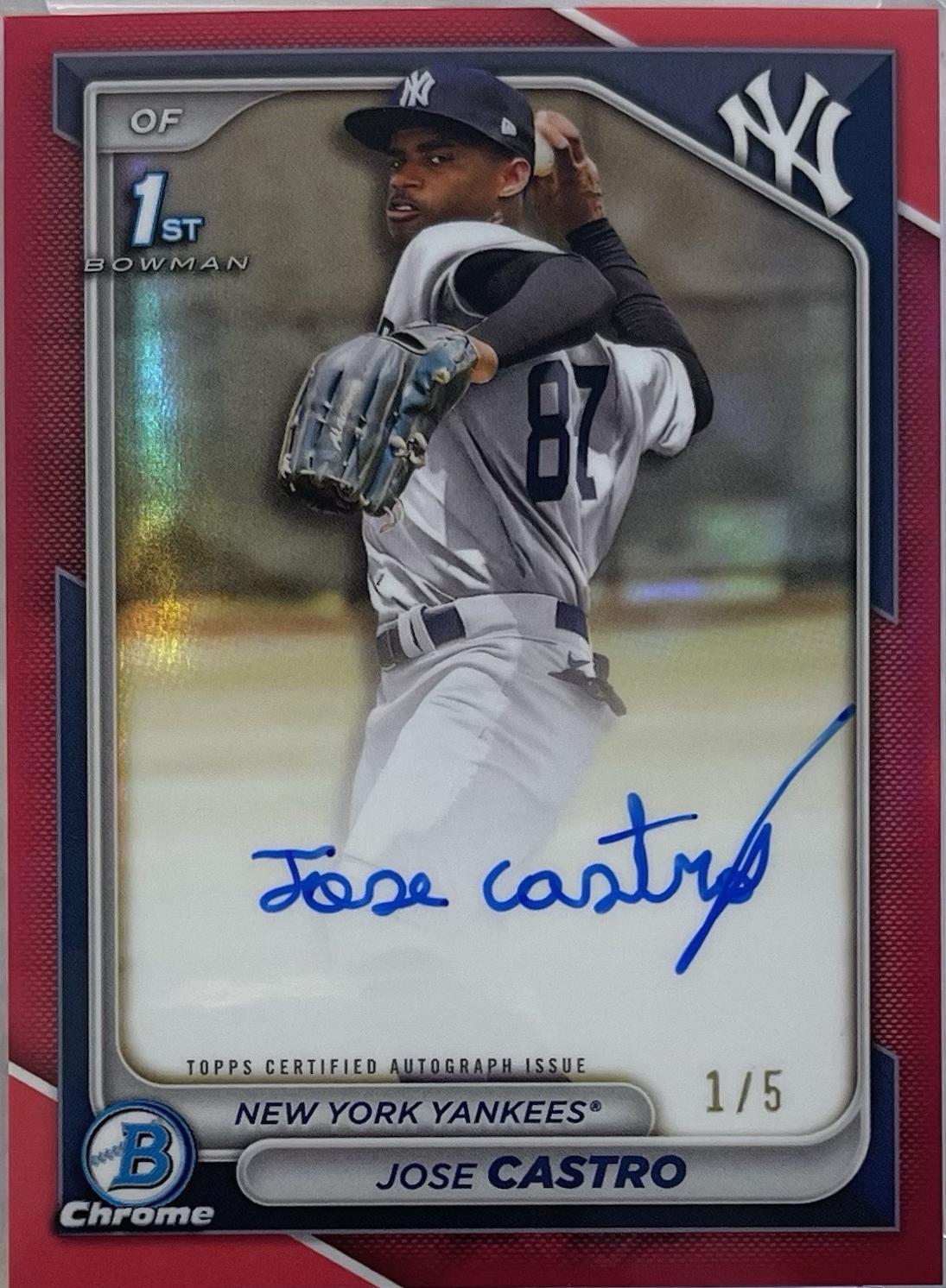 Jose Castro [Red Refractor] #CPA-JCO