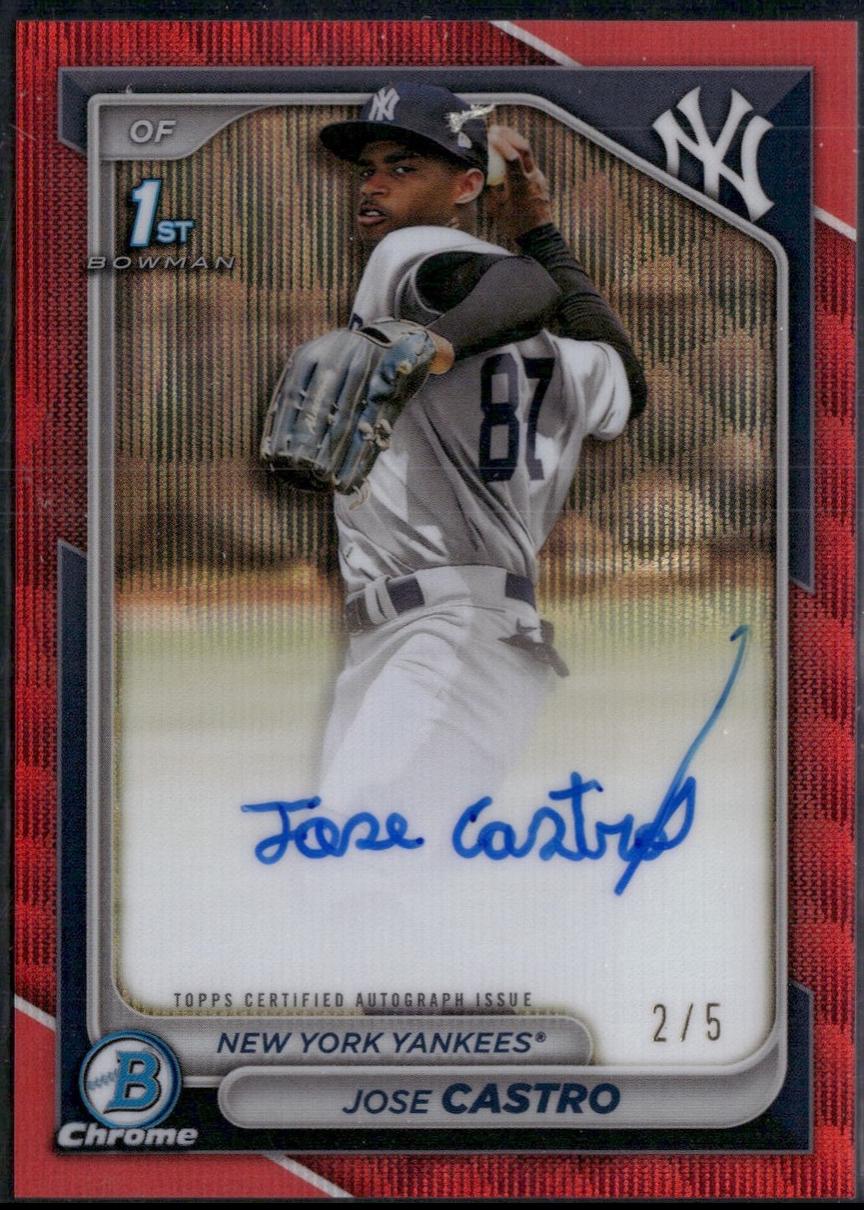 Jose Castro [Red Wave Refractor] #CPA-JCO