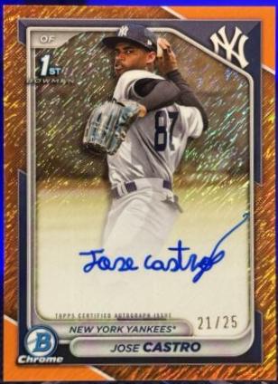 Jose Castro [Shimmer Orange Refractor] #CPA-JCO